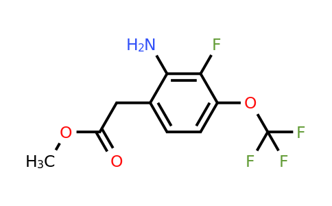 1805125-59-0 | Methyl 2-amino-3-fluoro-4-(trifluoromethoxy)phenylacetate