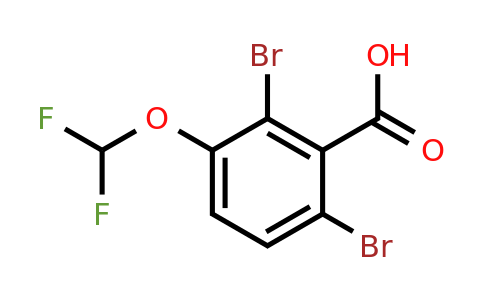 1805126-08-2 | 2,6-Dibromo-3-(difluoromethoxy)benzoic acid