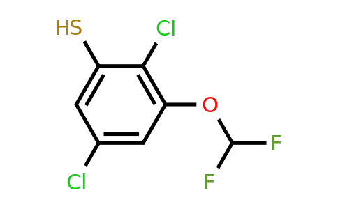 1805126-17-3 | 2,5-Dichloro-3-(difluoromethoxy)thiophenol