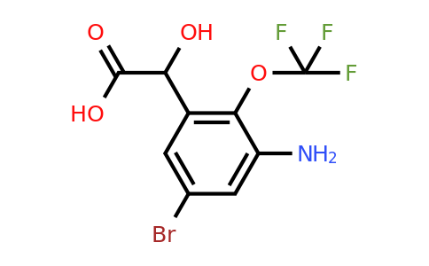 1805127-11-0 | 3-Amino-5-bromo-2-(trifluoromethoxy)mandelic acid