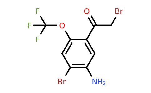 1805127-45-0 | 5'-Amino-4'-bromo-2'-(trifluoromethoxy)phenacyl bromide