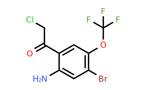 1805127-55-2 | 2'-Amino-4'-bromo-5'-(trifluoromethoxy)phenacyl chloride