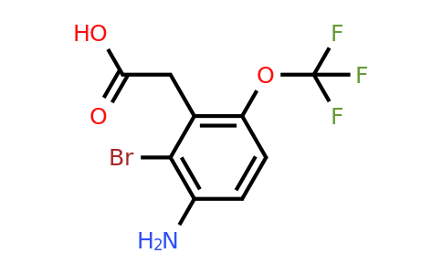 1805128-11-3 | 3-Amino-2-bromo-6-(trifluoromethoxy)phenylacetic acid