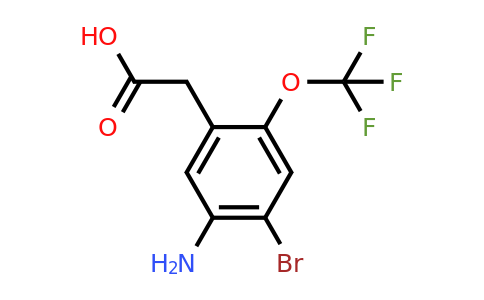 1805128-18-0 | 5-Amino-4-bromo-2-(trifluoromethoxy)phenylacetic acid