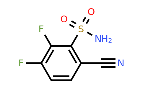 1805128-19-1 | 6-Cyano-2,3-difluorobenzenesulfonamide