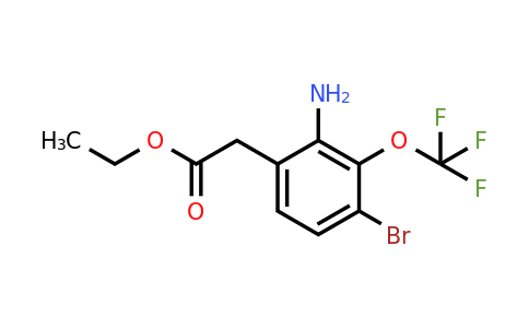1805128-26-0 | Ethyl 2-amino-4-bromo-3-(trifluoromethoxy)phenylacetate