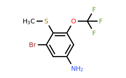 1805128-63-5 | 4-Amino-2-bromo-6-(trifluoromethoxy)thioanisole