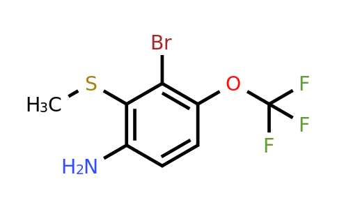 1805128-73-7 | 6-Amino-2-bromo-3-(trifluoromethoxy)thioanisole
