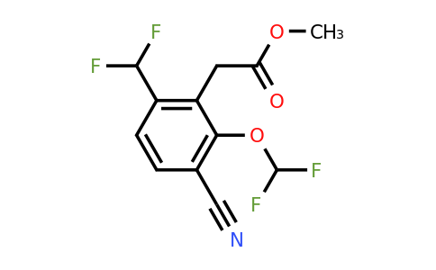 1805129-51-4 | Methyl 3-cyano-2-difluoromethoxy-6-(difluoromethyl)phenylacetate
