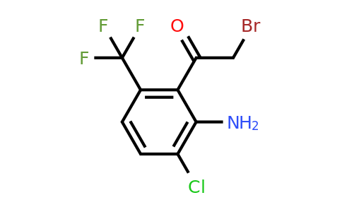 1805129-78-5 | 2'-Amino-3'-chloro-6'-(trifluoromethyl)phenacyl bromide