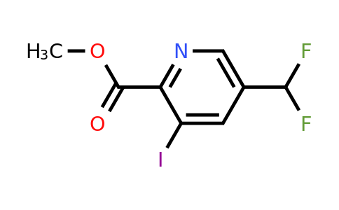 1805129-79-6 | Methyl 5-(difluoromethyl)-3-iodopyridine-2-carboxylate