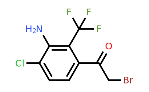 1805129-82-1 | 3'-Amino-4'-chloro-2'-(trifluoromethyl)phenacyl bromide