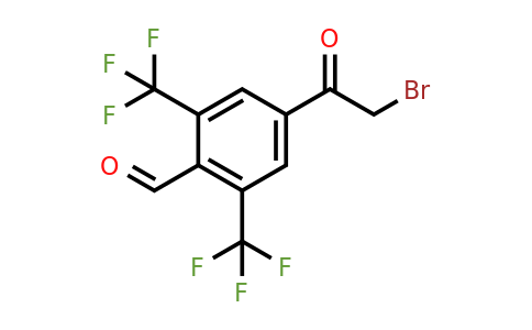 1805129-87-6 | 3',5'-Bis(trifluoromethyl)-4'-formylphenacyl bromide