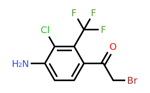 1805129-89-8 | 4'-Amino-3'-chloro-2'-(trifluoromethyl)phenacyl bromide