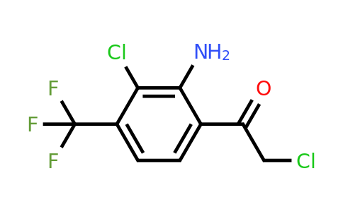 1805129-95-6 | 2'-Amino-3'-chloro-4'-(trifluoromethyl)phenacyl chloride