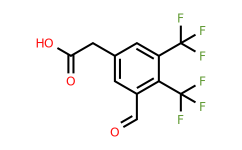 1805130-21-5 | 3,4-Bis(trifluoromethyl)-5-formylphenylacetic acid