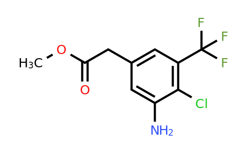 1805130-32-8 | Methyl 3-amino-4-chloro-5-(trifluoromethyl)phenylacetate