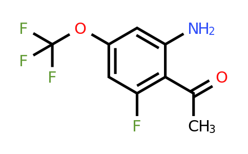 1805130-75-9 | 2'-Amino-6'-fluoro-4'-(trifluoromethoxy)acetophenone