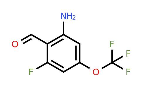 1805130-90-8 | 2-Amino-6-fluoro-4-(trifluoromethoxy)benzaldehyde