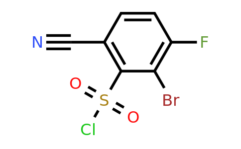 1805132-53-9 | 2-Bromo-6-cyano-3-fluorobenzenesulfonyl chloride