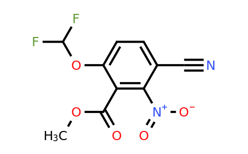 1805132-83-5 | Methyl 3-cyano-6-difluoromethoxy-2-nitrobenzoate