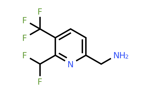 6-(Aminomethyl)-2-(difluoromethyl)-3-(trifluoromethyl)pyridine