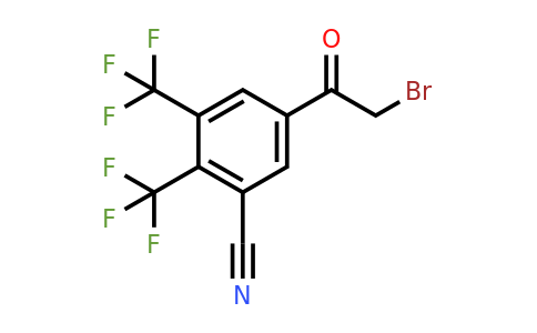 1805133-21-4 | 3',4'-Bis(trifluoromethyl)-5'-cyanophenacyl bromide