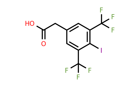1805133-41-8 | 3,5-Bis(trifluoromethyl)-4-iodophenylacetic acid