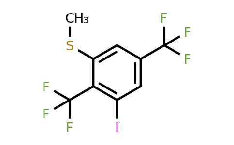 1805133-54-3 | 2,5-Bis(trifluoromethyl)-3-iodothioanisole