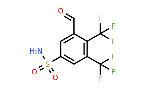 1805134-69-3 | 3,4-Bis(trifluoromethyl)-5-formylbenzenesulfonamide