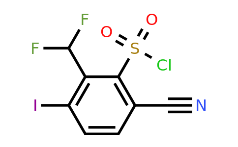 1805135-08-3 | 6-Cyano-2-difluoromethyl-3-iodobenzenesulfonylchloride