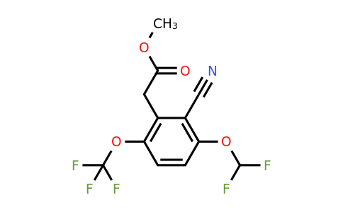 1805135-11-8 | Methyl 2-cyano-3-difluoromethoxy-6-(trifluoromethoxy)phenylacetate