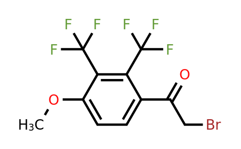 1805136-24-6 | 2',3'-Bis(trifluoromethyl)-4'-methoxyphenacyl bromide