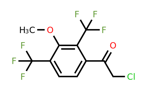 1805136-55-3 | 2',4'-Bis(trifluoromethyl)-3'-methoxyphenacyl chloride