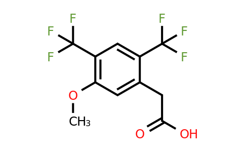 1805136-84-8 | 2,4-Bis(trifluoromethyl)-5-methoxyphenylacetic acid