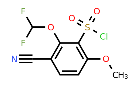 1805137-54-5 | 3-Cyano-2-difluoromethoxy-6-methoxybenzenesulfonylchloride