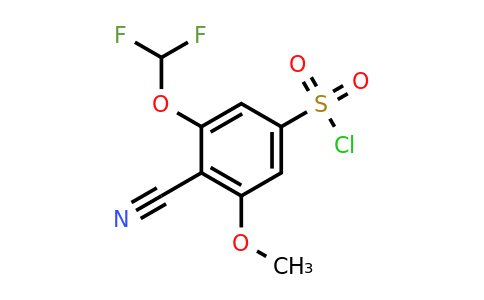 1805137-66-9 | 4-Cyano-3-difluoromethoxy-5-methoxybenzenesulfonylchloride