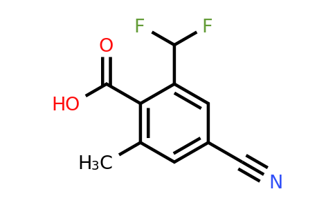 1805137-77-2 | 4-Cyano-2-difluoromethyl-6-methylbenzoic acid