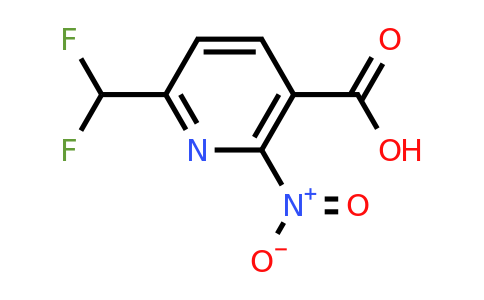 6-(Difluoromethyl)-2-nitropyridine-3-carboxylic acid
