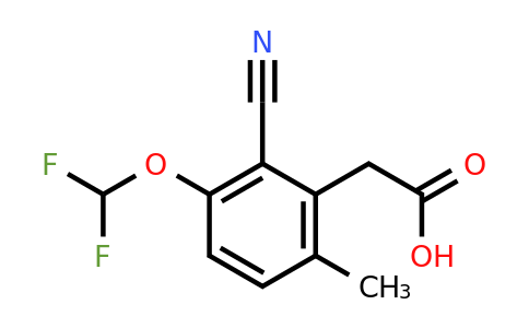 1805139-01-8 | 2-Cyano-3-difluoromethoxy-6-methylphenylacetic acid