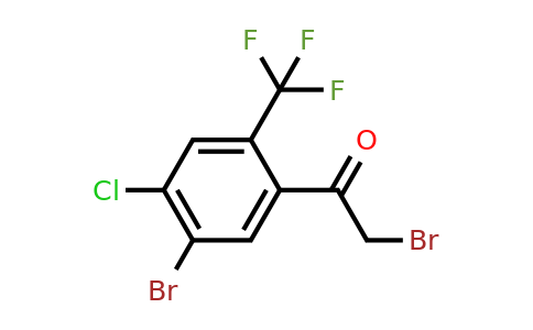 1805139-24-5 | 5'-Bromo-4'-chloro-2'-(trifluoromethyl)phenacyl bromide