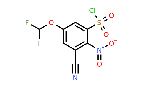 1805139-82-5 | 3-Cyano-5-difluoromethoxy-2-nitrobenzenesulfonyl chloride