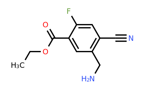 Ethyl 5-aminomethyl-4-cyano-2-fluorobenzoate