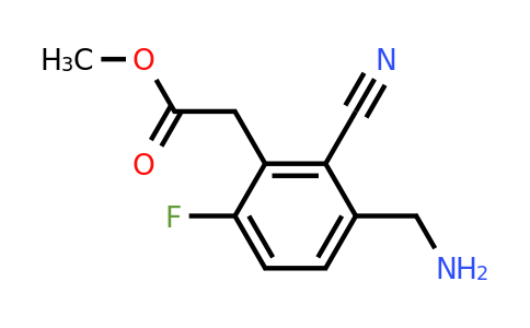 1805144-39-1 | Methyl 3-aminomethyl-2-cyano-6-fluorophenylacetate