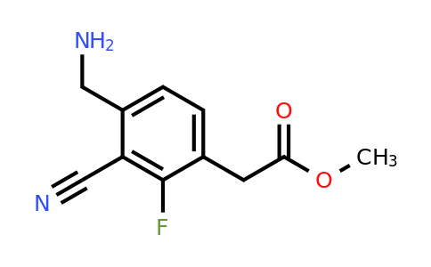 1805144-57-3 | Methyl 4-aminomethyl-3-cyano-2-fluorophenylacetate