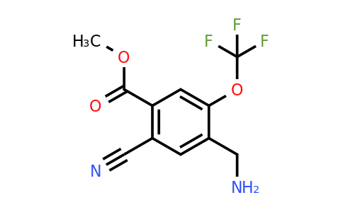 1805145-11-2 | Methyl 4-aminomethyl-2-cyano-5-(trifluoromethoxy)benzoate