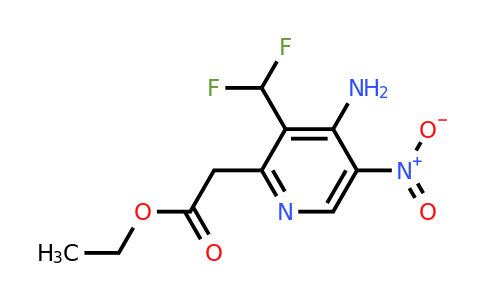 1805150-35-9 | Ethyl 4-amino-3-(difluoromethyl)-5-nitropyridine-2-acetate