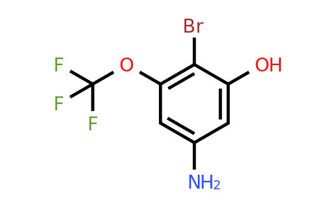 1805150-42-8 | 4-Bromo-3-hydroxy-5-(trifluoromethoxy)aniline