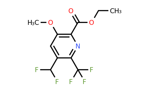 1805151-59-0 | Ethyl 3-(difluoromethyl)-5-methoxy-2-(trifluoromethyl)pyridine-6-carboxylate