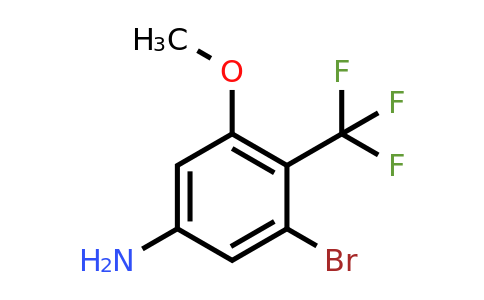 1805151-60-3 | 3-Bromo-5-methoxy-4-(trifluoromethyl)aniline